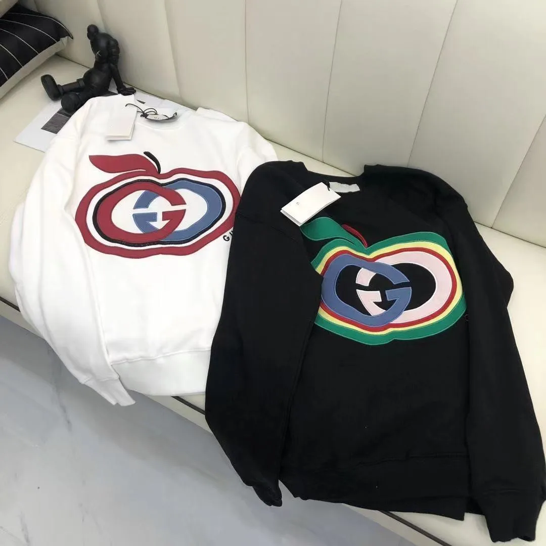 

2021 New Spring And Autumn Casual Round Neck Men And Women Couple Large Size Sweatshirt Irregular Embroidery Women S-5xl