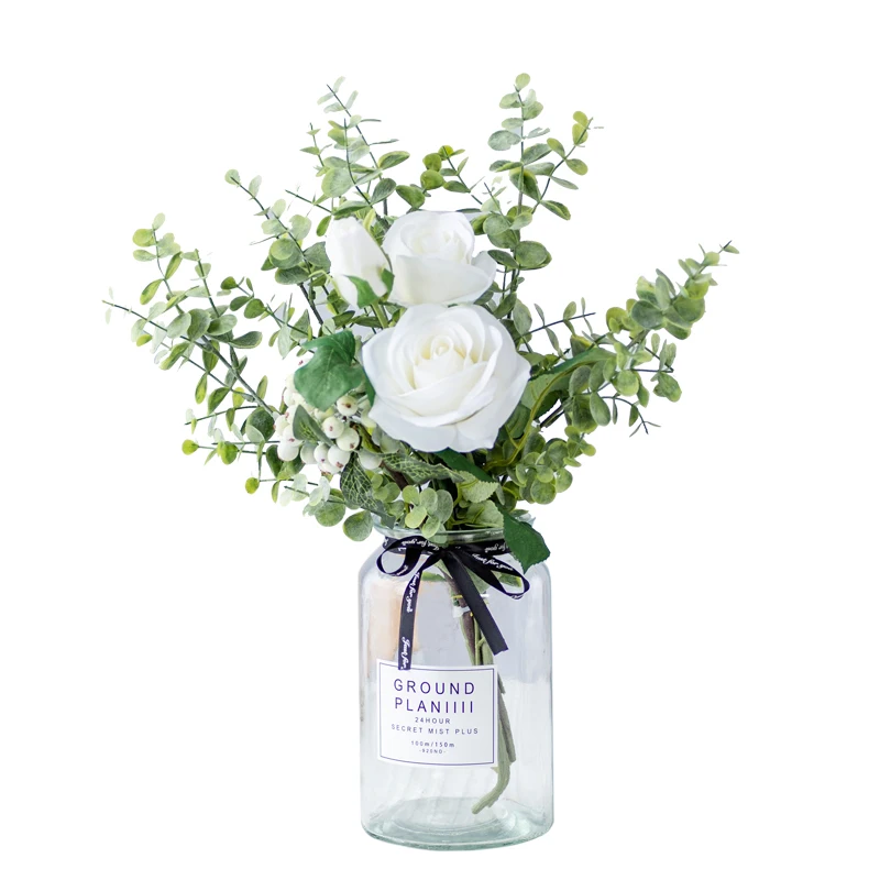 

TT Nordic Plastic Floral Ornament New Year Living Room Floriculture Coffee Table Table Flower Dried Flower Ornaments