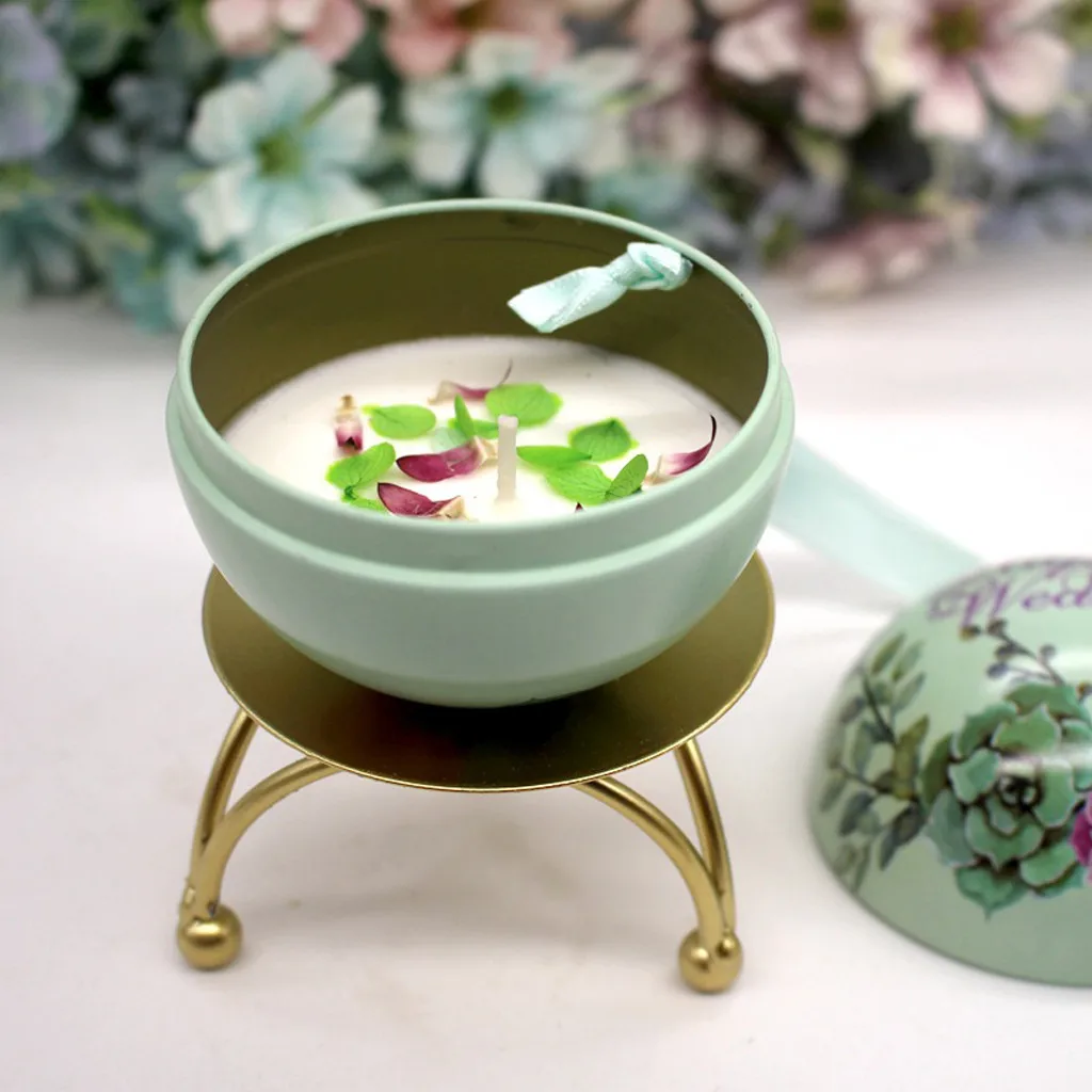 Железный подсвечник круглый стол золотой вечерние ринки свадьбы дома настольное