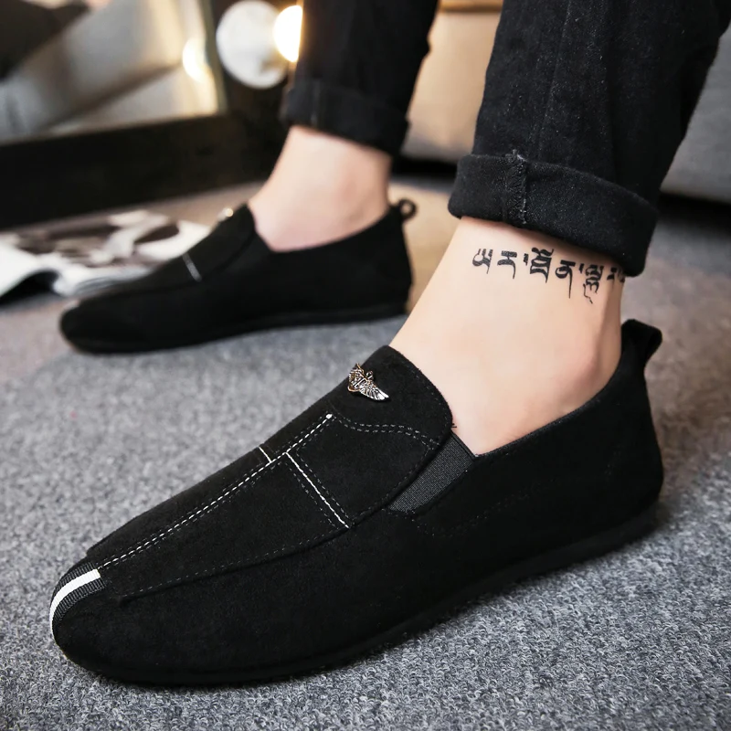 Summer Shoes Men Flats Slip On Male Loafers Driving Moccasins Homme Casual Fashion Dress Wedding Footwear | Обувь