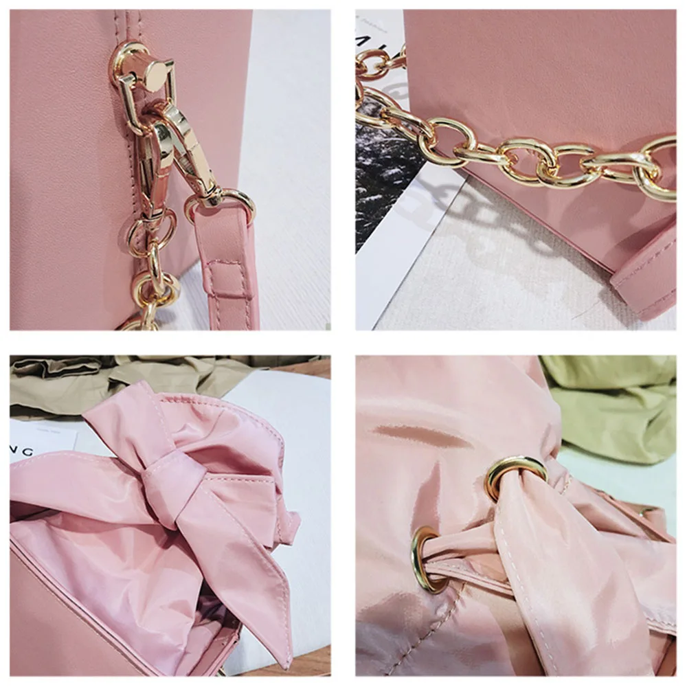 Женская сумка складная маленькая квадратная посылка в виде цветка модная