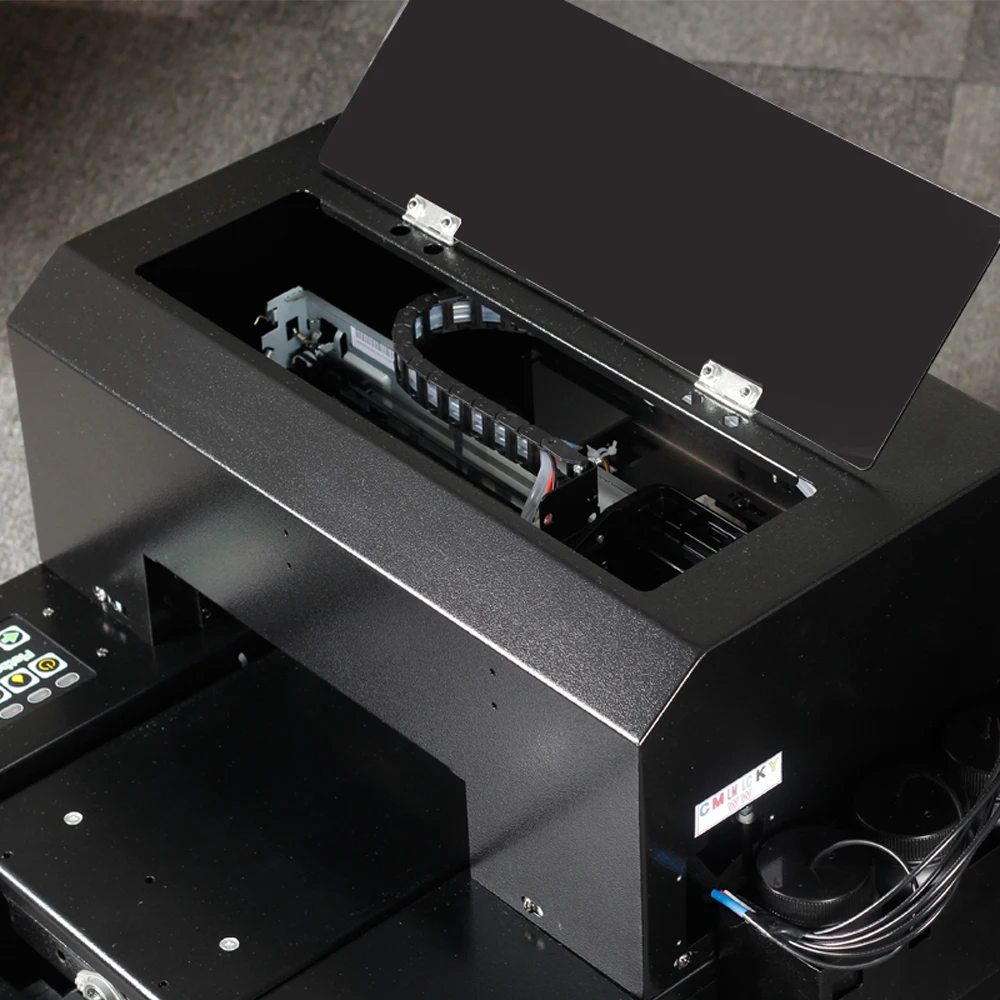 Автоматический планшетный УФ принтер SHBK формата A4 для печати на крышке телефона