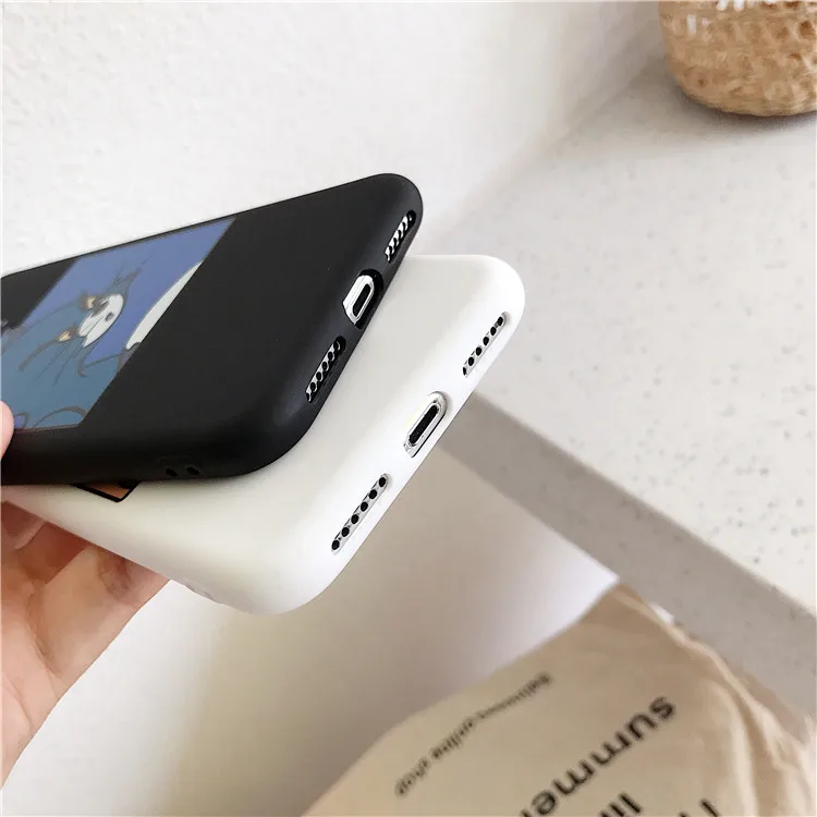 Niceking Летние фрукты авокадо чехол для телефона для iPhone XS Max XR X мультфильм Том и Джерри Мягкий ТПУ чехол для iPhone 6 6S 7 8 Plus