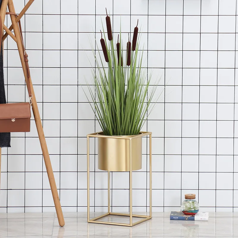 Простая Скандинавская подставка для цветов балкон напольная многоярусная