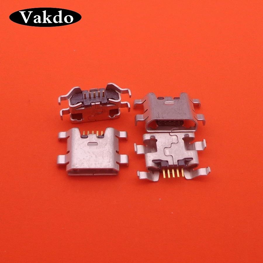 2 шт. для Vodafone Smart Ultra 6 VF995 VF9995N Micro Mini USB док-разъем зарядный порт Гнездо разъем 5