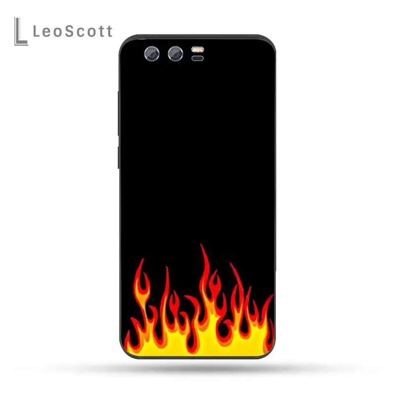 

Fashion Flame Pattern Phone Case For Huawei Honor view 7a5.45inch 7c5.7inch 8x 8a 8c 9 9x 10 20 10i 20i lite pro