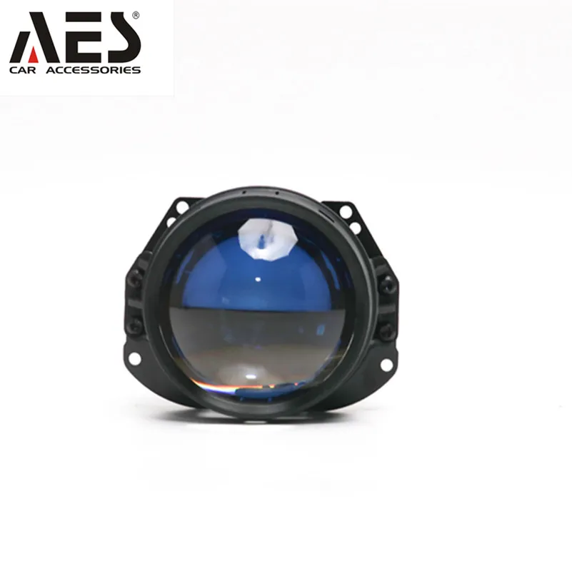 AES 2 шт. 3 0 дюйма синие линзы Bi светодиодный прожекторные 6000K 4500LM Внутренние