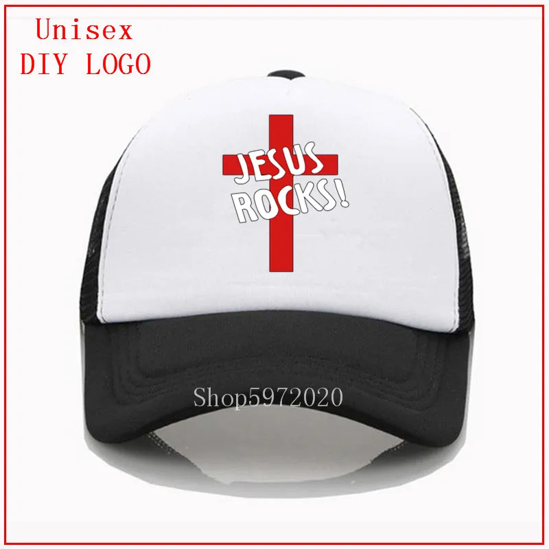 Бейсболка с принтом Иисуса рок Мужская кепка мужская Кепка летняя трендовая