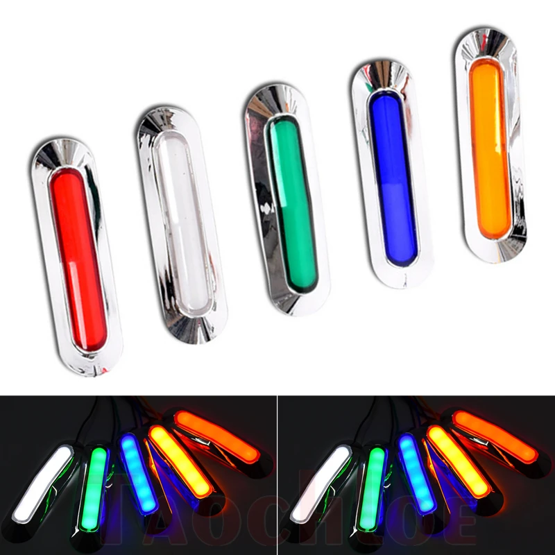 

10Pcs 24V LED Clearance Lights Truck Side Marker Lamp Trailer Turn Signal Lights Lorry Bus Boat Running Lights Red Amber White