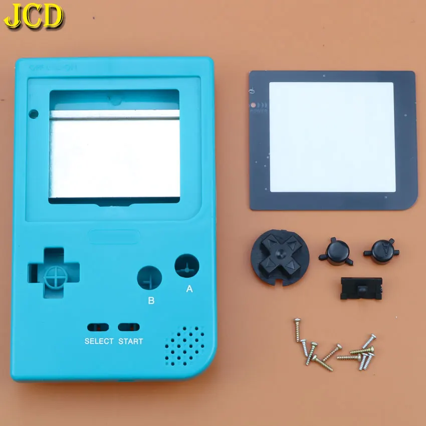 JCD 1 шт. пластиковый Полный Чехол Корпус Замена корпуса для Gameboy Карманная игровая консоль для GBP Оболочка Чехол с кнопками комплект