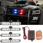 Полицейский Фонарь Fso, 4 шт., 12 В, беспроводной пульт дистанционного управления для автомобиля, грузовика, мигающий пожарный