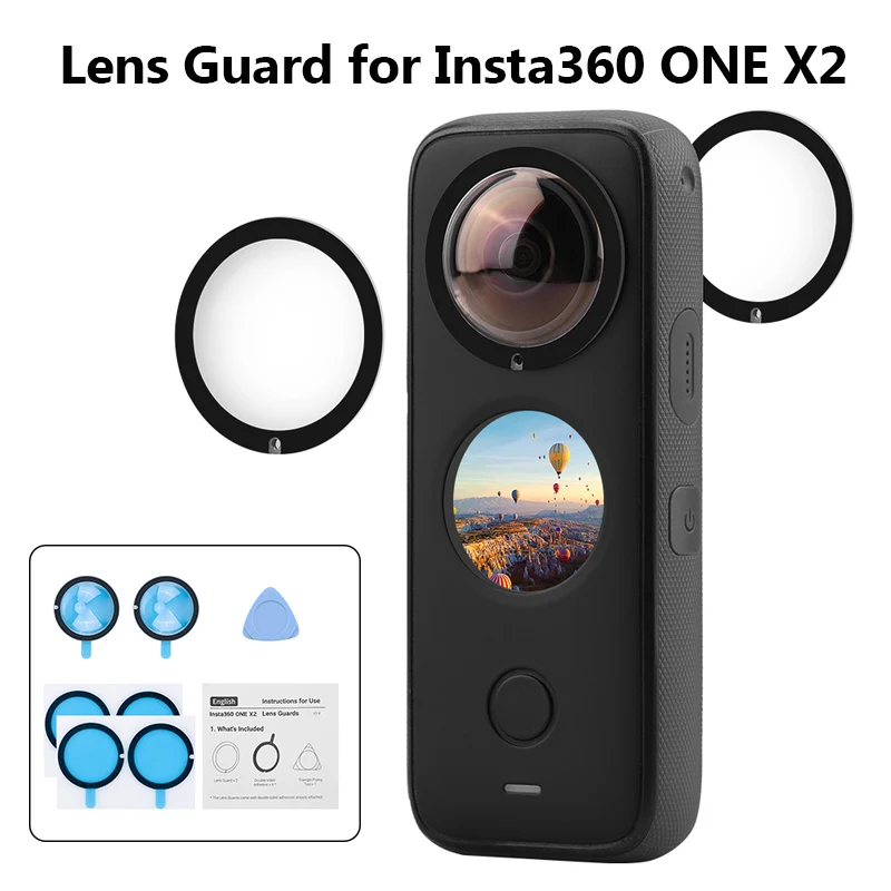 

Lens Guard for Insta360 ONE X2 Protective Lens Cap Cover Anti-Collision Anti-Scratch Protector Panoramic Camera Accessories