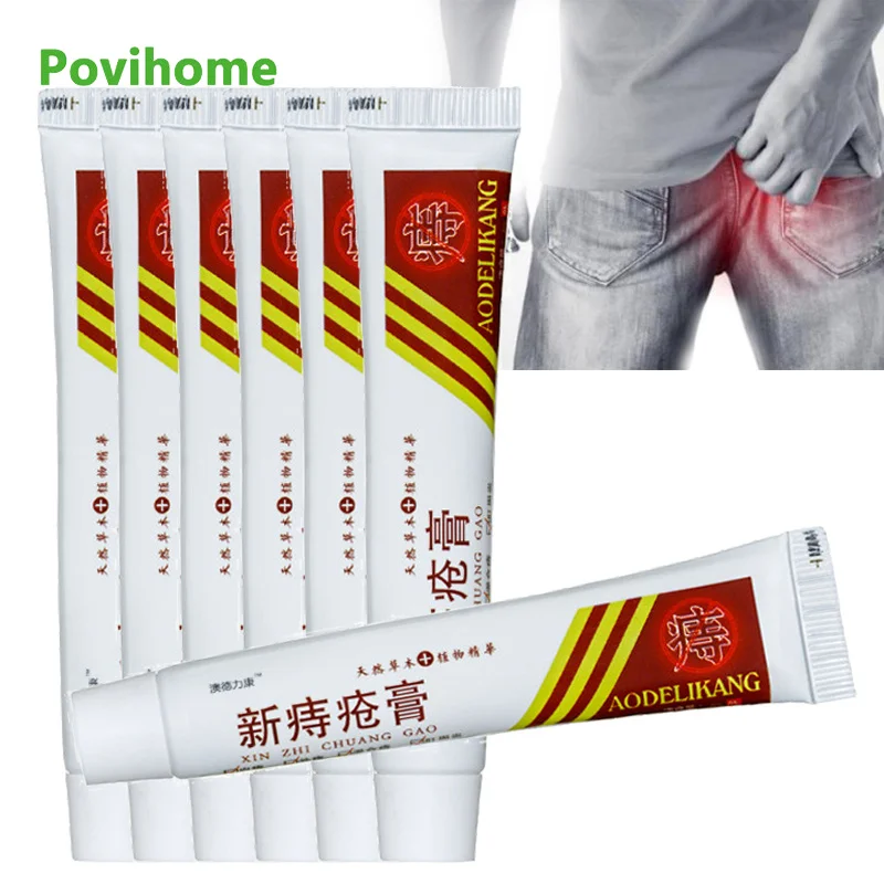 

7 шт., китайский травяной крем для лечения геморроя