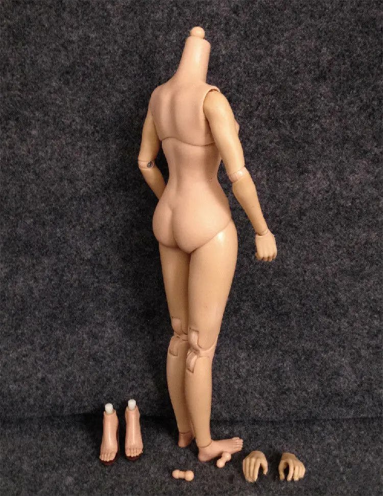 1/6 Female Suntan Skin Figure Body Model W/Replaceable Feet&ampHands Toy For 12'' KUMIK CG CY Girl Doll | Игрушки и хобби