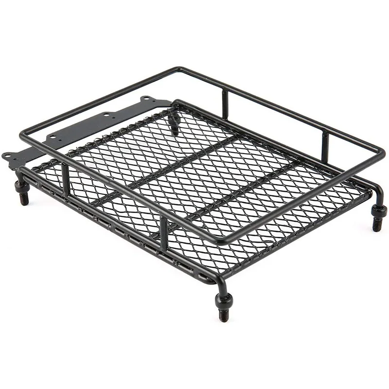 1/10 RC автомобильный Рок Гусеничный металлический багажник на крышу багажная