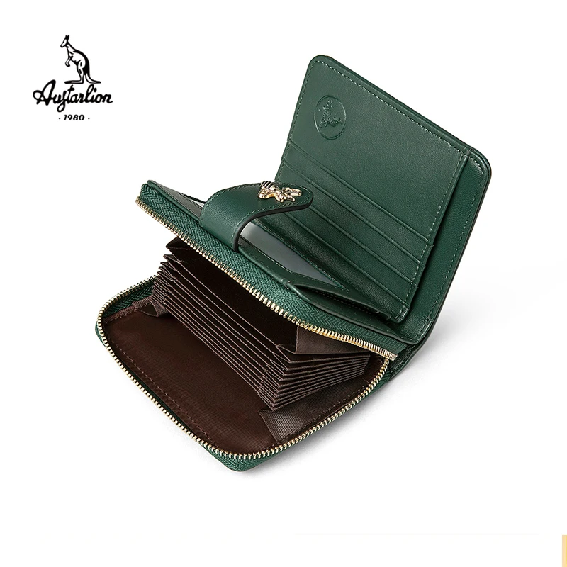 AUGTARLION многофункциональный женский кошелек Маленький милый короткий из овчины