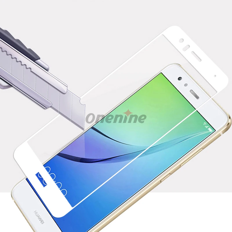 Onenine 4D Защитное стекло для Huawei P10 Plus экрана полное покрытие закаленное 3D изогнутая