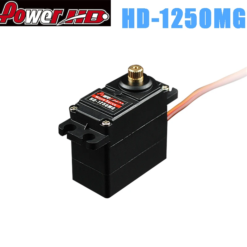 Мощность HD 1250MG с сердечником 3 5 кг 25g металлической Шестерни для RC Самолет