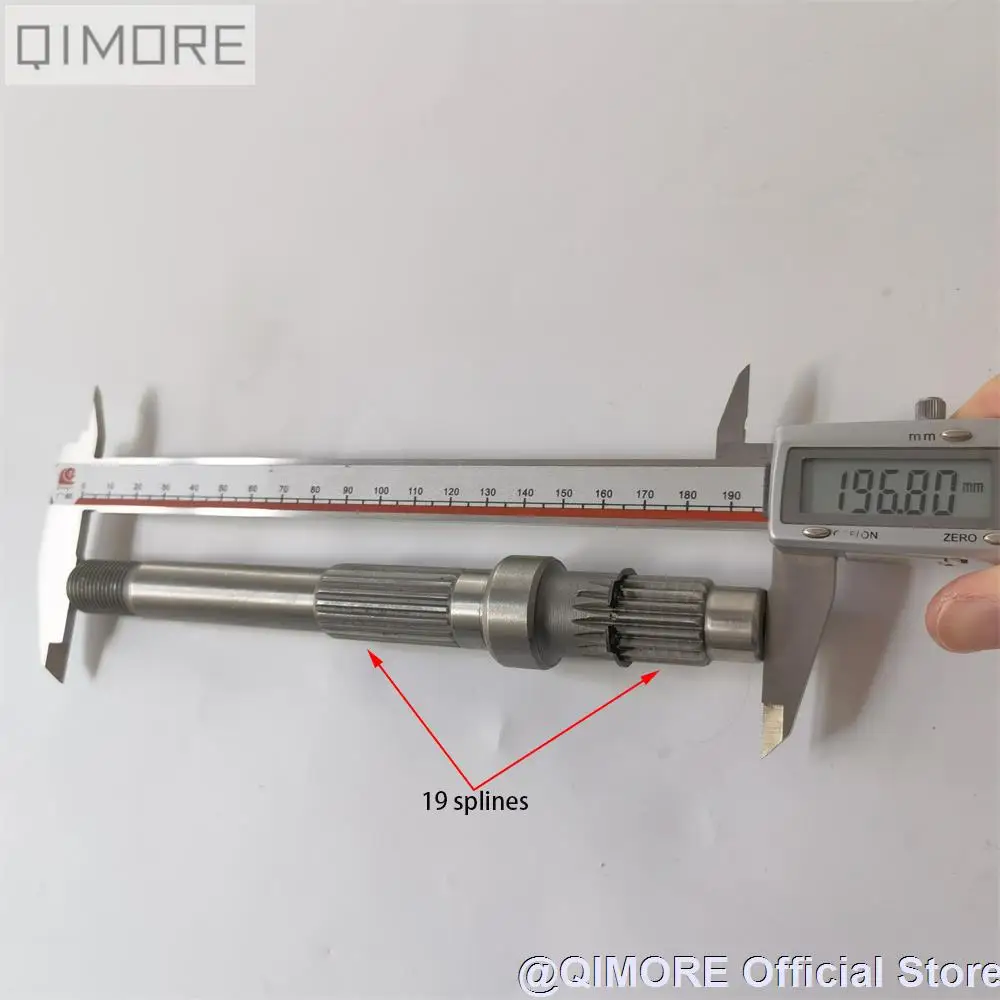 197mm long Final приводной вал/Выход вал для 4 х тактный скутер мопед QUAD GY6 125 152QMI 1P52QMI / 150