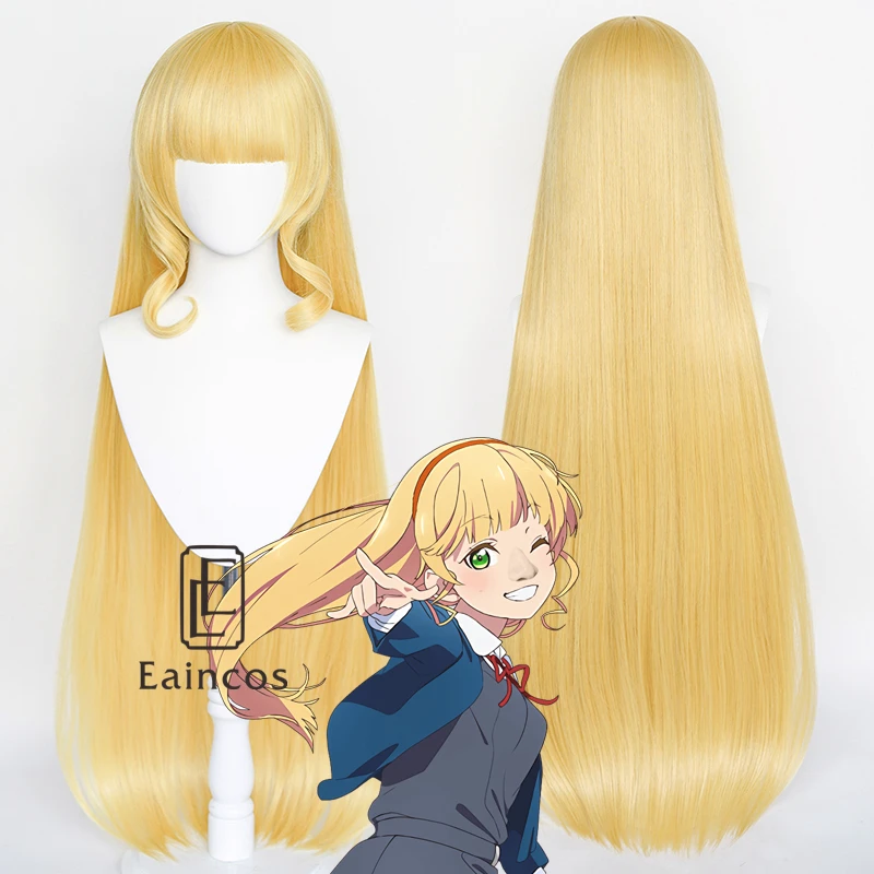 

Anime Love Live!Super Star!! Heanna Sumire Yellow Cosplay Wig Women 120cm Long Straight Wigs Heat Resistant Synthetic Hair