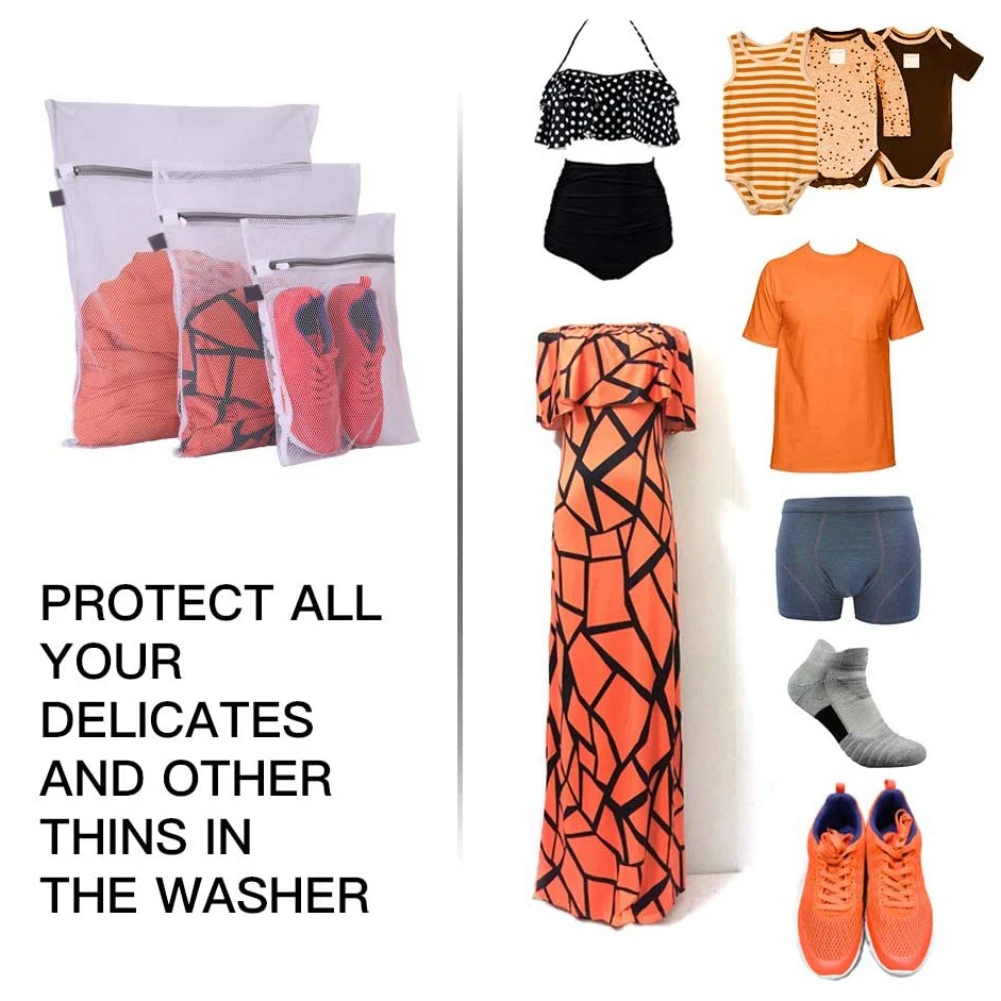 3 шт./компл. сетчатый мешок для стирки из полиэстера |