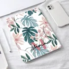 Чехол с изображением тропических растений для iPad 10,9 Air 4 2020, умный чехол для iPad 9,7 6-го 10,2 8-го поколения Mini 6 12,9 iPad Pro