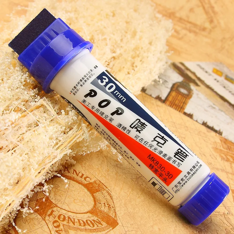 Маркеры для плаката Водонепроницаемые Яркие маркеры большой емкости 30 мм