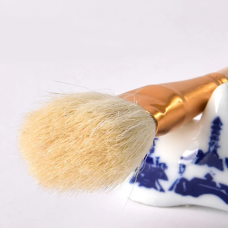 Увлажняющая ручка инструменты для керамики кисть рисования зеленая шина