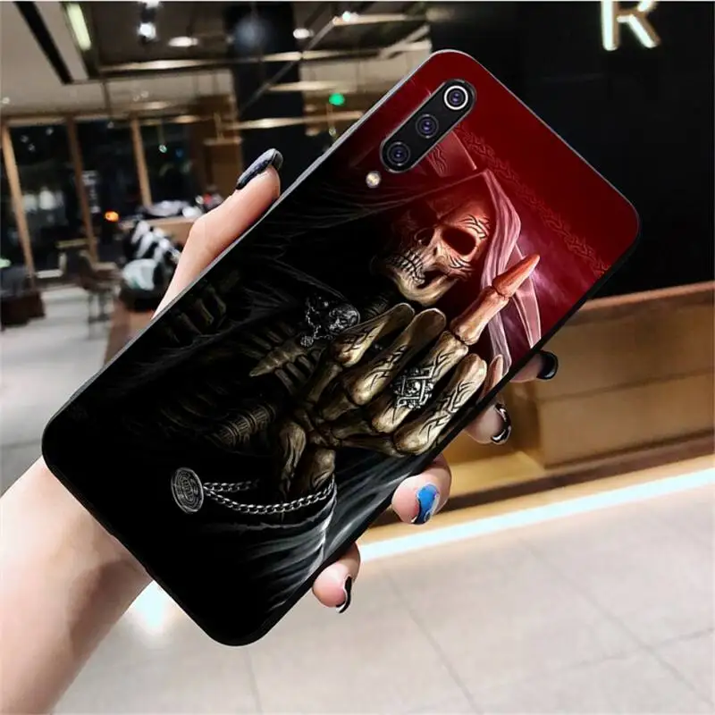 Мягкий чехол Grim Reaper Skull Skeleton для Huawei Honor 30 20 10 9 8 8x 8c v30 Lite view pro | Мобильные телефоны и