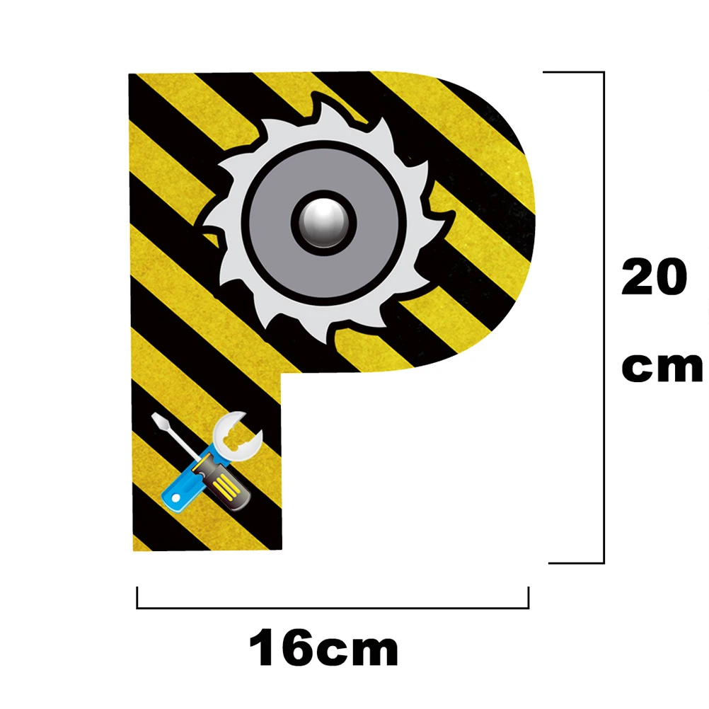 

1PC Banner Paper Hanging Letter Pendant Garland Banner Pull Flag for Birthday