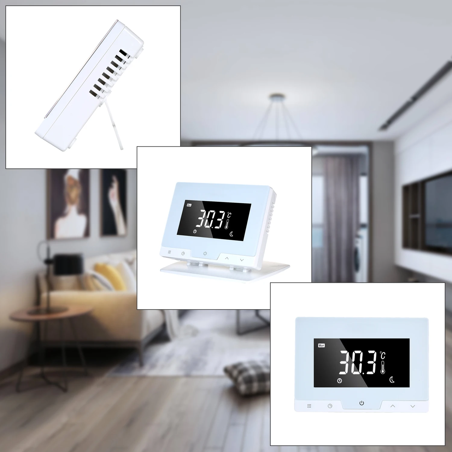 WiFi беспроводной Комнатный Термостат газовый котел/Водяной пол с подогревом умный контроль температуры Лер голосовой пульт дистанционного управления