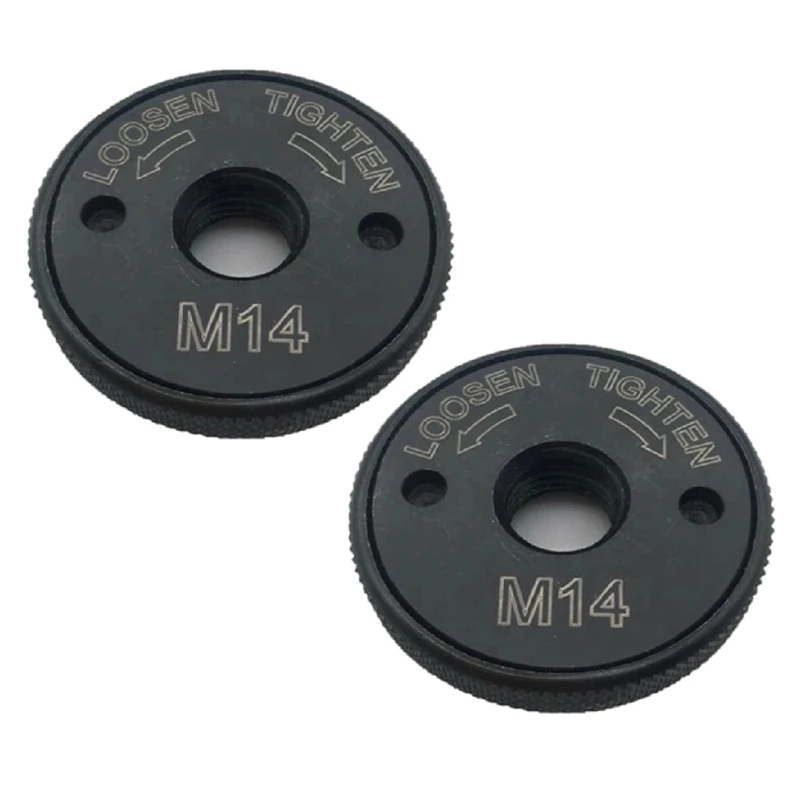 

Angle Grinder Nuts Flange Nuts Set M14 Thread For Quick Clamping Locking Release Change Angle Grinder Accessories