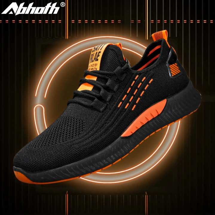 

Abhoth Men Running Shoes 2021 New Sports Shoes Breathable Leisure Mesh Comfort Increase Lace-up Non-slip Low-top Men Sneakers