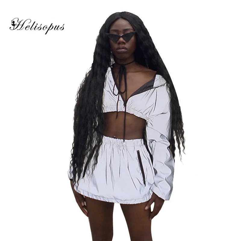 Светоотражающий Комплект из двух предметов Helisopus толстовка с капюшоном на молнии