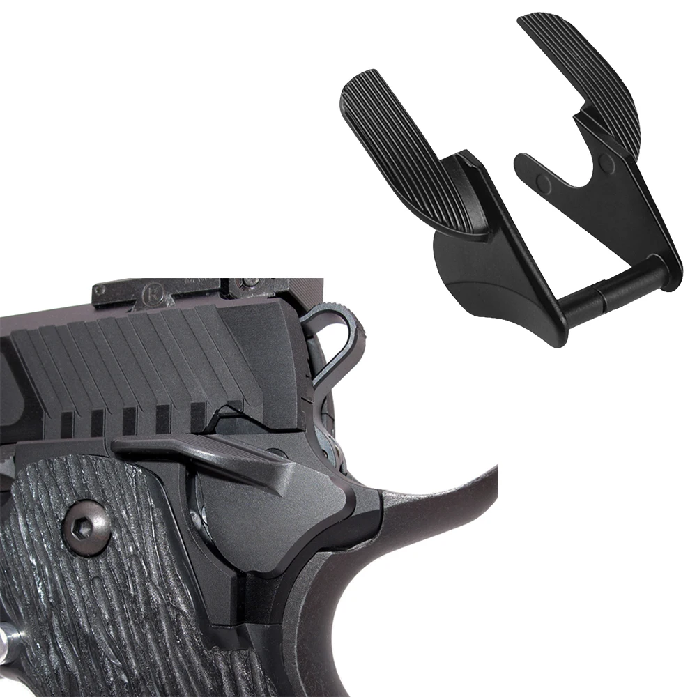 

Hunting Equipment Thumb Safety Lock Two-sided Universal Thumb Safety Lock For 1911 Sig Sauer, Kimber, Springfield,Smith & Wesson