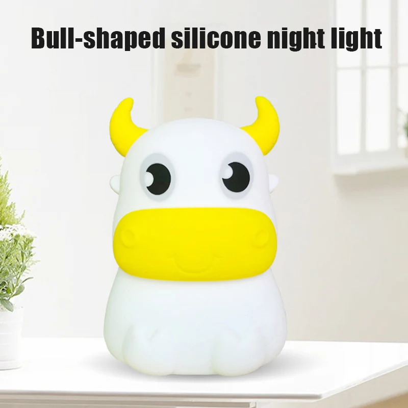 

Colorful Silica Gel Night Light Led Creatives Bedside With Sleeping Lamp For Bedroom DTT88