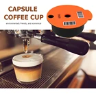Многоразовая Пластиковая капсула для кофе, чашка, многоразовый фильтр, корзины, Pod + ложка-кисточка для Bosch-s Tassimoo, кафе, кухонные гаджеты