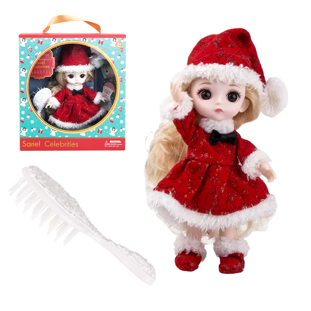 16 см рождественские BJD кукла 13 совместных фигурка героя принцесса девушка