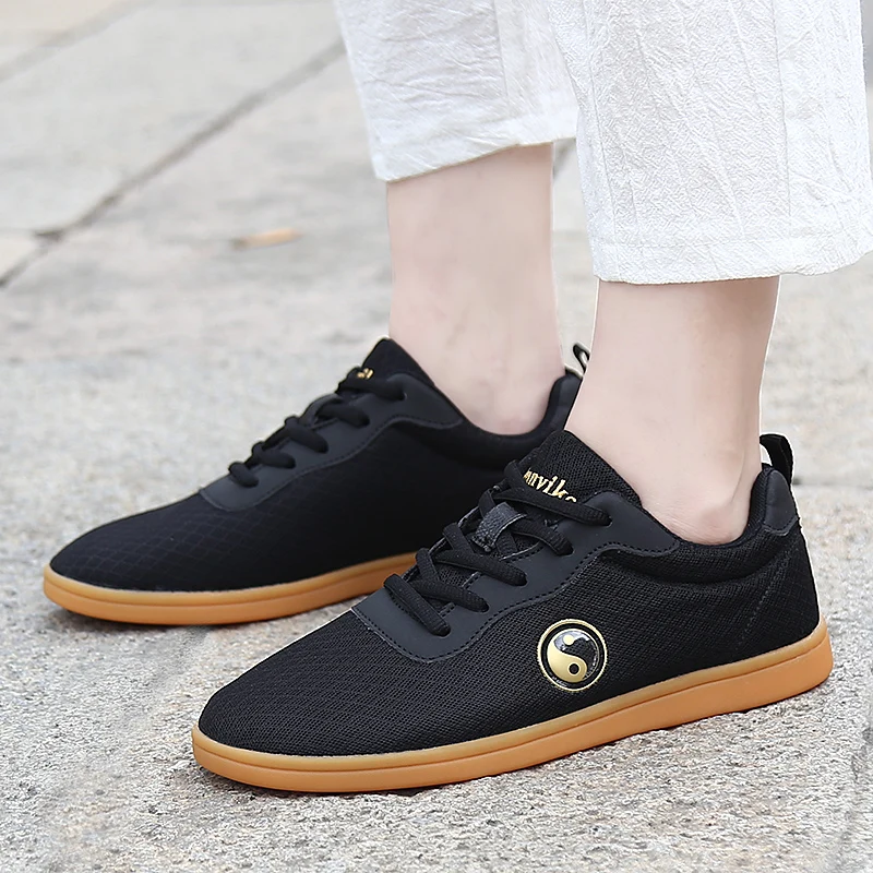 Лидер продаж туфли для тренировок из говяжьих сухожилий Тай Чи Нескользящие