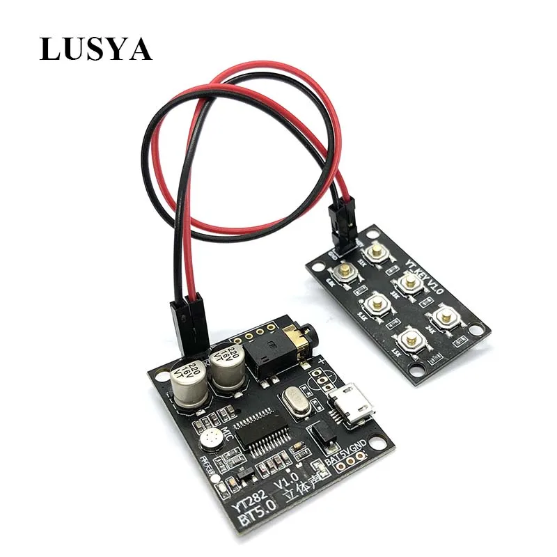 Lusya Bluetooth 5 0 стерео без потерь приемник moudle Поддержка кнопки расширения