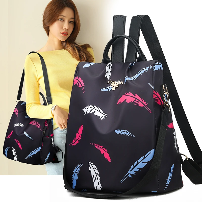 Женский многофункциональный рюкзак Vfemage из ткани Оксфорд с защитой от кражи 2019 |