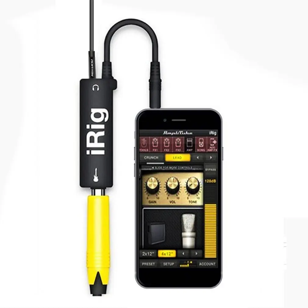 Для Irig Mobile Effects Guitar Move Замените гитары на новые интерфейсные конвертеры для телефонов.