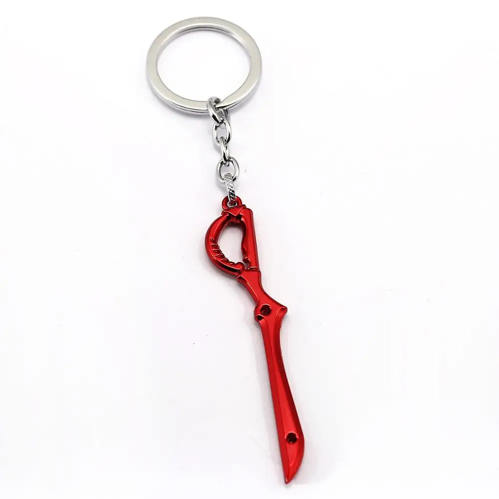 

Anime KILL la KILL Keychain Matoi Ryuuko Weapon Sword Metal Keyrings Pendants Accessories Car Key Chains Holder Figure Toys Gift