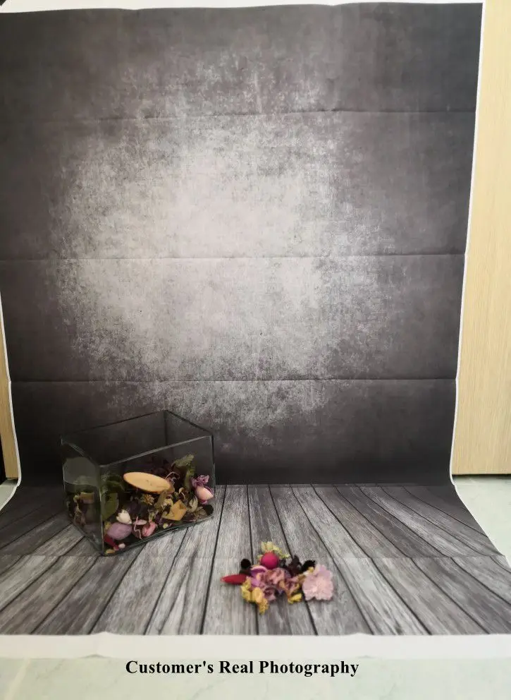 Laeacco градиент Цвет цемент кирпич стена деревянный пол фон для фотосъемки фоны