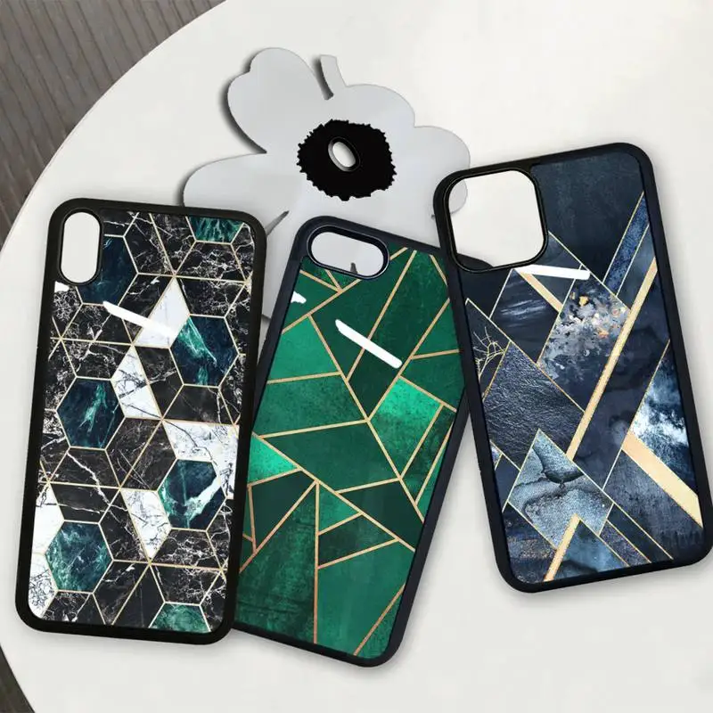 Мягкий чехол с мраморным узором из ТПУ нашивкой и подшивкой для iphone se 2020 6 6s 7 8 plus x