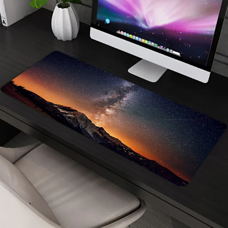 

Коврик для игровой мыши Galaxy, коврик, милые коврики для компьютерных игр, полные коврики для клавиатуры, популярная большая девушка, коврики ...