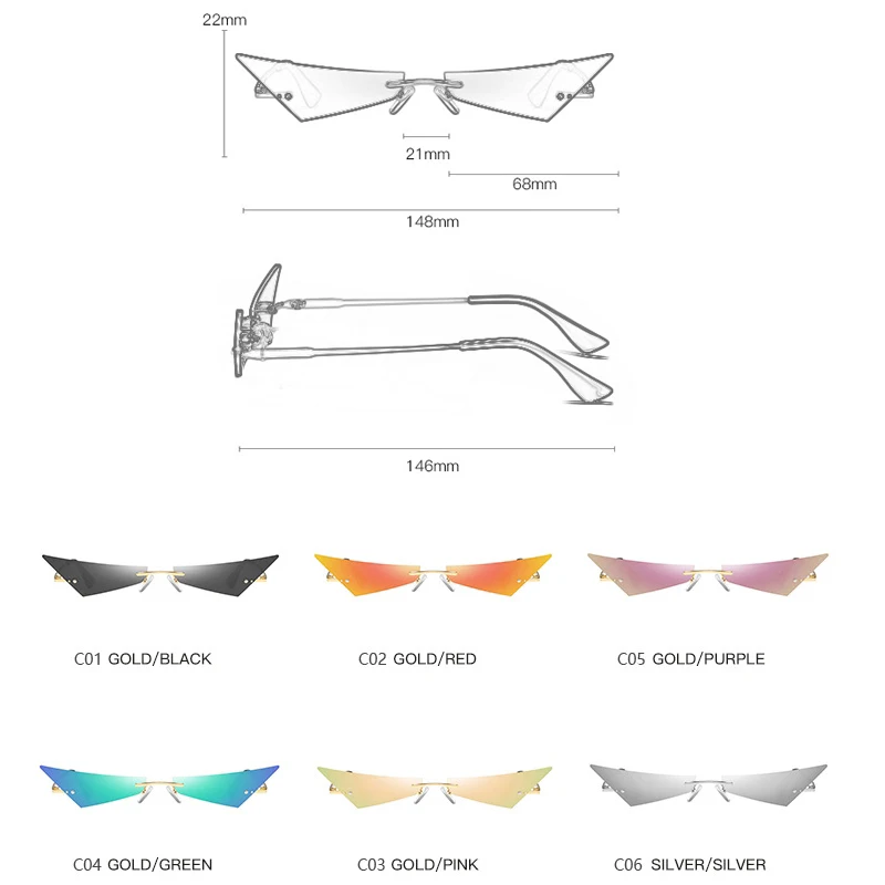 Солнцезащитные очки LeonLion в винтажном стиле для мужчин и женщин зеркальные