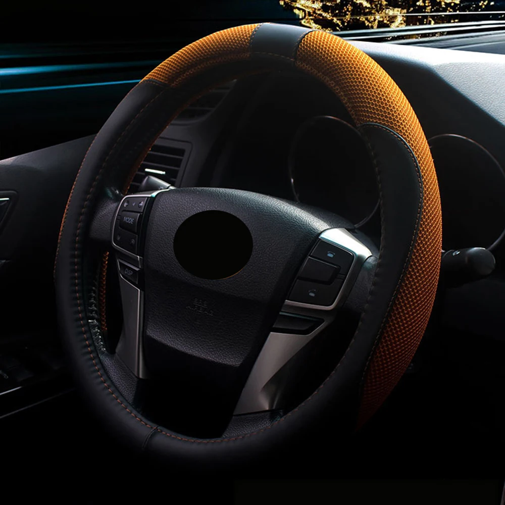 Универсальный чехол на руль подходит для Nissan Dayz Note Qashqai Benz E-Class BMW 5 серии Audi a6 Chevrolet