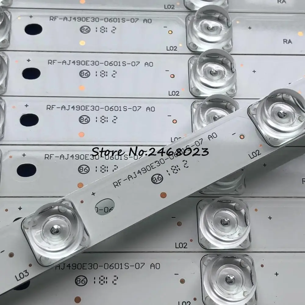 493mm10pcs светодиодный Подсветка полосы 6 лампы для Sharp 49 дюймов ТВ RF-AJ490E30-0601S-07 A0