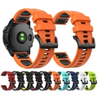 Силиконовый ремешок Easyfit 22 мм для Garmin Fenix 6 Pro, 5 Plus, браслет Forerunner 945, 935, MARQ, ремешок для часов